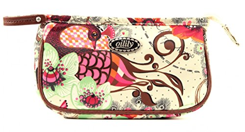 Oilily Tropical Birds S Cosmetic Bag Off White18x6.5x10.5