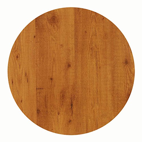 Werzalit / hochwertige Tischplatte/Pinie/runde Form 70 cm/Bistrotisch/Bistrotische/Gartentisch/Gastronomie im Sale