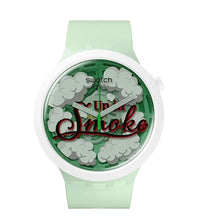 Thumbnail for Swatch UP IN SMOKE - SB03Z103, grün, Riemen im Sale