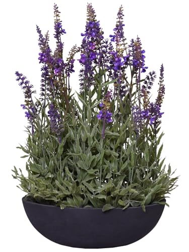 VIVANNO Lavender in planter artificial artificial plant LAVANDULA on sale