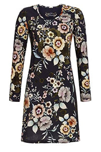 Thumbnail for Ringella Bloomy Women's Nightdress with Floral Design Midnight Blue 3551001, Midnight Blue, 36 on Sale