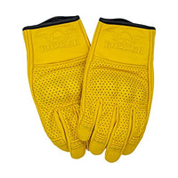 Thumbnail for Rokker Tucson perforierte Motorradhandschuhe Herren (gelb), im Sale