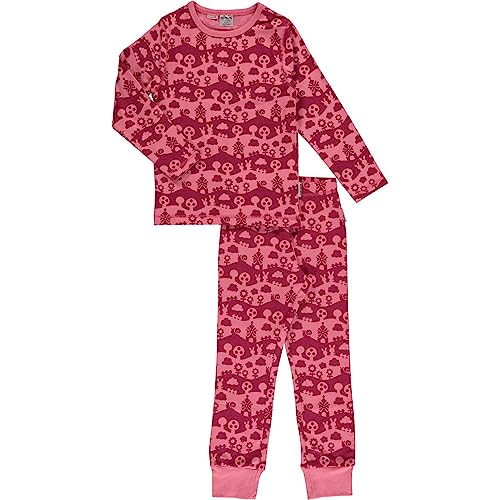 Maxomorra Schlafanzug Set Lang Pink Landscape 98/104 im Sale