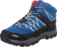 Thumbnail for CMP Kids Rigel Mid Shoe Wp Trekking-& Wanderschuhe, Cobalto Stone Fire, 33 EU