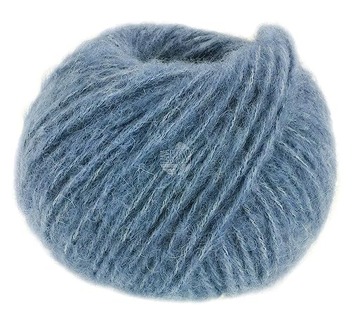 LANA GROSSA Ecopuno Chunky | Superlight, fluffy effect yarn with baby alpaca | Hand-knitting yarn made from 33% virgin wool (Merino) and 19% alpaca wool | 50g wool for knitting and crocheting | 70m yarn on sale