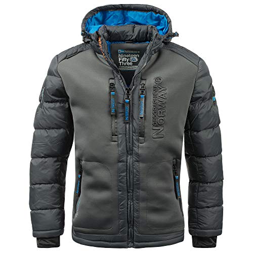 Geographical Norway Men's Winter Jacket Beachwood Navy - 3 on Sale