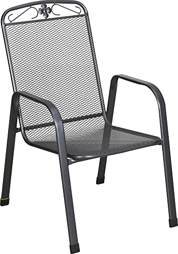 MWH 879000 Savoy stacking chair, Elotherm coated, iron/grey on sale