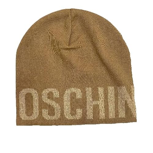 Moschino Damenmütze 65165 M2997, Beige Gold 031, One size im Sale
