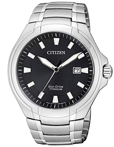 CITIZEN Eco-Drive Herren Armbanduhr BM7430-89E, Schwarz im Sale