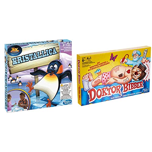 Hasbro Kristallica, child-friendly skill game for ages 3 and up B2176398 Dr. Bibber - The Duel of Steady Hands, classic preschool game on sale