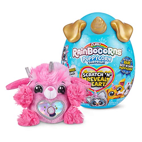 Rainbocorns Sparkle Heart Surprise Serie 3, Puppycorn Surprise, Pudel - Plüsch zum Sammeln - 7 Überraschungen, Herz zum ABziehen, ab 3 Jahren (Pudel) im Sale