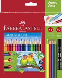 Thumbnail for FABER-CASTELL 201597 - Buntstifte Set Colour Grip dreikant, 24-teilig, inkl. Bleistifte, für Kinder und Erwachsene im Sale
