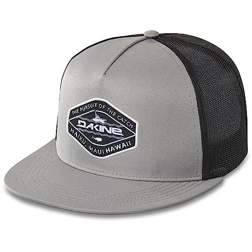 Dakine Mens Offshore Flat Bill Trucker Cap, Griffin, One Size on Sale