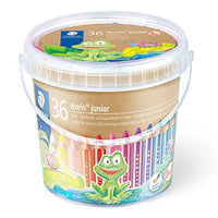Thumbnail for STAEDTLER 3in1 Buntstift Noris junior Bunt-,Wachsmal- und Aquarellstift, extra bruchsicher, ideal für Kinder, für viele Oberflächen, Classpack mit Farben inkl. 3 Spitzer, 140 C36 im Sale