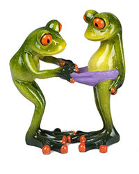 Thumbnail for Formano lustiges froschpaar hellgrün 14cm im Sale