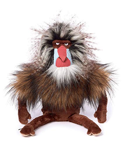 SIGIKID 39135 King Bombastic Beasts Town children and adults cuddly toy recommended from 3 years brown, 46x18x17 cm on sale