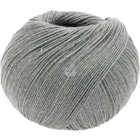 Thumbnail for LANA GROSSA Meilenweit Seta | High-quality sock yarn with silk content, machine washable | Hand knitting yarn 55% virgin wool (Merino), polyamide, & silk | 100g wool for knitting & crocheting | 400m yarn on sale