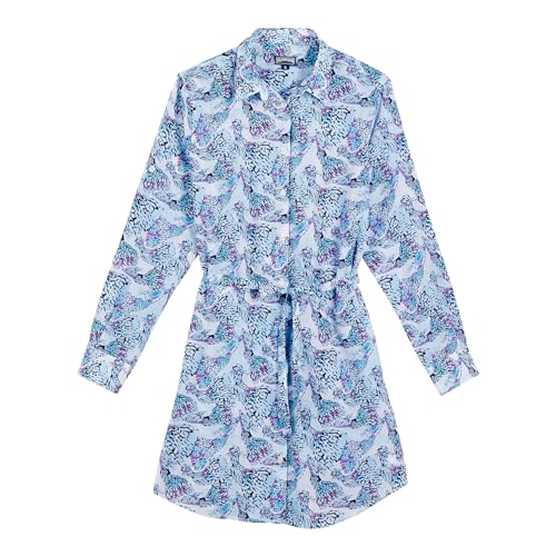 Vilebrequin Isadora Fish Hemdkleid aus Baumwollvoile für Damen im Sale