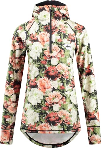 Eivy Damen Icecold Zip Hood Top Yoga Shirt, Autumn Bloom, EU im Sale