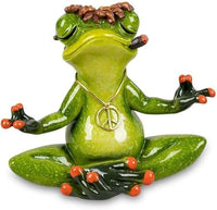Thumbnail for formano wunderschöne Sammlerfigur Frosch Yoga Mann, Froschhausen im Sale