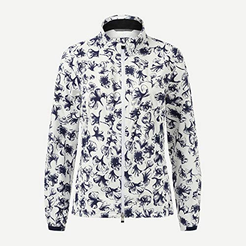 KJUS Women Dextra 2.5L Printed Jacket Blue, women's windbreaker, on sale