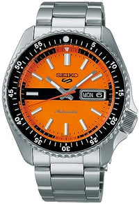 Thumbnail for Seiko 5 Sports Men's Automatic Orange Special Edition Watch SRPK11K1 on Sale