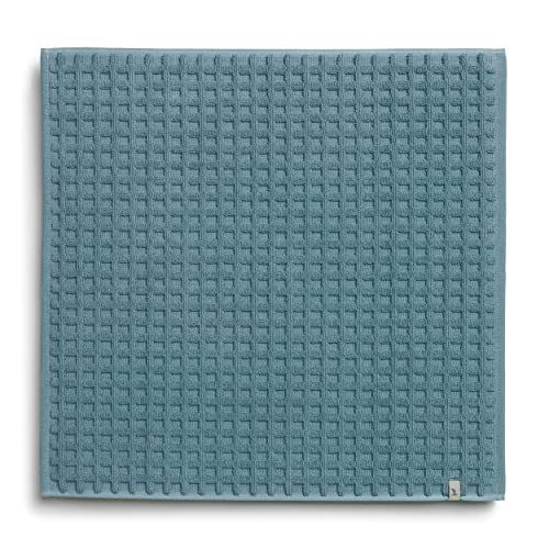 möve Piquée Badteppich 60 x 60 cm aus 100% Baumwolle, Graphite im Sale