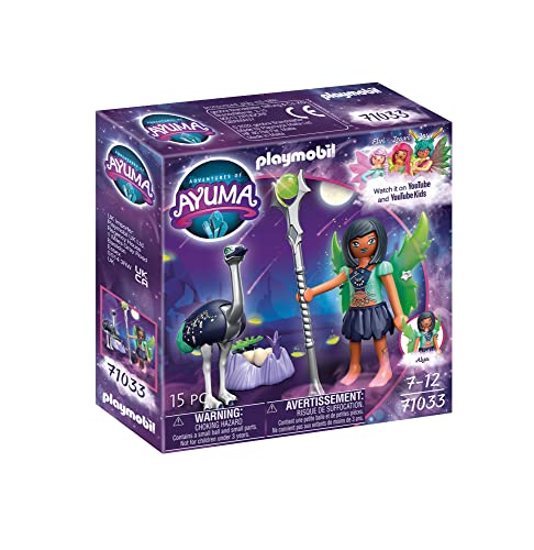 PLAYMOBIL Adventures of Ayuma 71033 Moon Fairy with Spirit Animal, Incl. Toy Fairy with Movable Fairy Wings, Fairy Toy for Children Ages 7 and Up on Sale