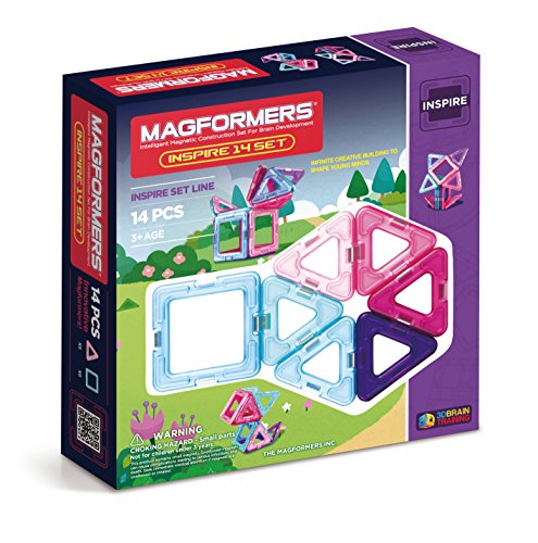 MAGFORMERS Inspire Set 14-piece Magnetic Game 274-52, 3 years to 99 years on Sale