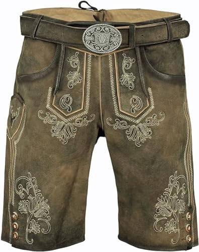 Krüger Buam Lederhose Emil Rustik gespeckt, im Sale