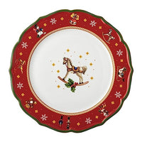 Thumbnail for Hutschenreuther Happy Wintertime H. Wintertime Red Teller flach 33 cm im Sale