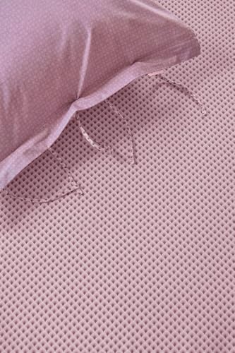 Pip Studio Spannbettlaken Suki Mauve 140x200 im Sale