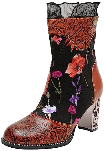 LAURA VITA Damen LEDAO 01 Mid Calf Boot, Wine, 35 EU im Sale