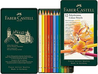 Thumbnail for FABER-CASTELL 110024 - Künstlerfarbstift, 24 Polychromos Metalletui im Sale