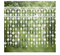 Thumbnail for zarte Spitzengardine Blumen x 55 cm - ideal für kleine Fenster im Sale