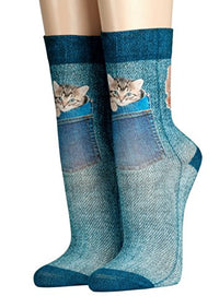 Thumbnail for Wigglesteps Jeans Cat, farbig, One size im Sale