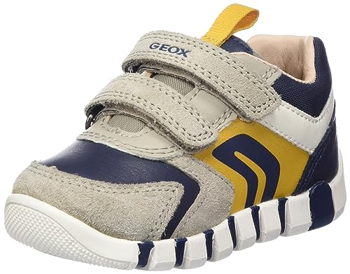 Geox Baby Boys' B IUPIDOO Boy D Sneaker, Sand/Navy, 18 EU on Sale