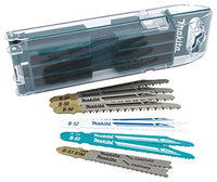 Thumbnail for Makita B-44426 Jigsaw Blade Set B 10-piece with storage box, ideal for cutting wood, metal and plastic on sale
