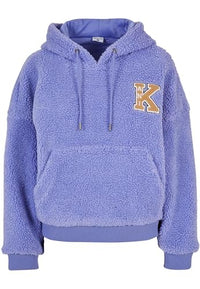 Thumbnail for Karl Kani Damen KW224-030-2KK Retro Patch OS Teddy Hoodie Lilac, im Sale