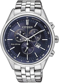 Thumbnail for Citizen Men's Chronograph Eco-Drive Watch with Stainless Steel Bracelet AT2141-52 on Sale