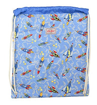 Thumbnail for Cath Kidston Baumwolle Kordelzug Sportschuh Schultasche PE Raketen in Blau, Einheitsgröße, blau, Einheitsgröße im Sale
