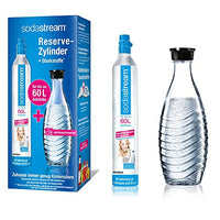Thumbnail for SodaStream 1100065490 Reservepack mit 1x CO2-Zylinder und 1x 0,6 Glaskaraffe, Metall im Sale