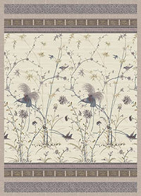 Thumbnail for Bassetti Fong Plaid, 100% cotton 57 threads per cm²/ Filling: 100% polyester 80 g/m², cream, 240x250 cm on sale