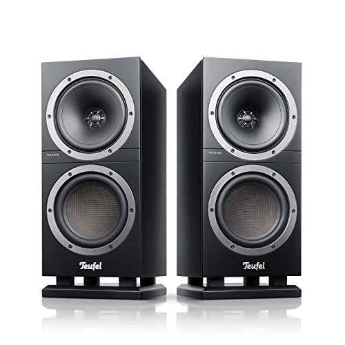 Teufel Theater 500S HiFi stereo bookshelf speaker – 2-way technology, premium sound, bass reflex, consistent sound at every listening position, detailed spatiality and definition – Black on sale