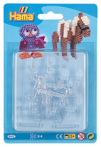 Thumbnail for Hama Perlen 4902 Zubehör Set für das Basteln, Verbinder für 3D Motive in transparent für Midi Bügelperlen mit Durchmesser 5 mm, Bastelspaß für Groß und Klein im Sale