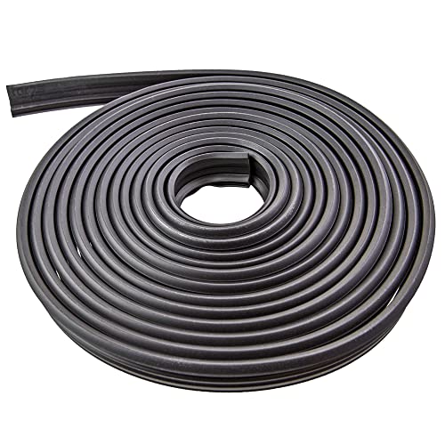 Hörmann door seal (door rubber, black, 6.10 m, for fire doors H8-5/MZ corner frame) 694223, grey on sale