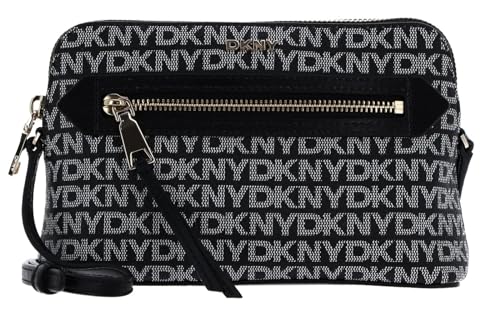 DKNY Women's Echo Small Flap Crossbody, Black Logo-Black on sale