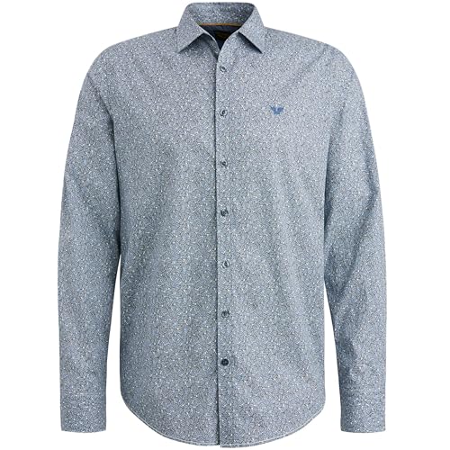 PME Legend Langarm Hemd mit Druck, Farbe:weiß, im Sale