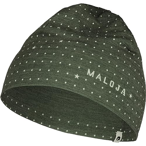 Maloja Krippensteinm. Beanie Grün - Merino Schnelltrocknende elastische Multisport Mütze, im Sale