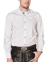Thumbnail for Krüger men's traditional shirts, model: Daminan, long sleeve, item no. 912467-0-0105, 3XL, on sale